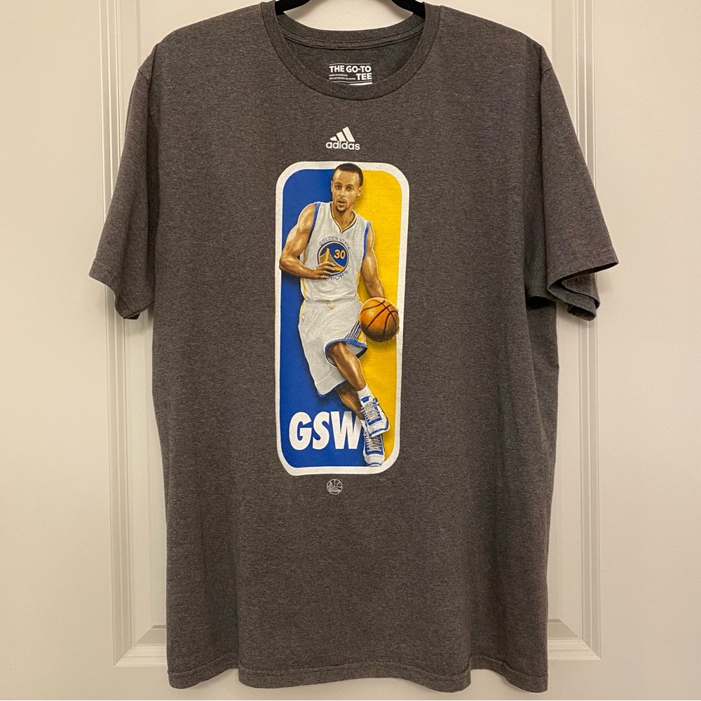 Adidas Golden State Warriors Stephen Curry NBA Logo T-Shirt